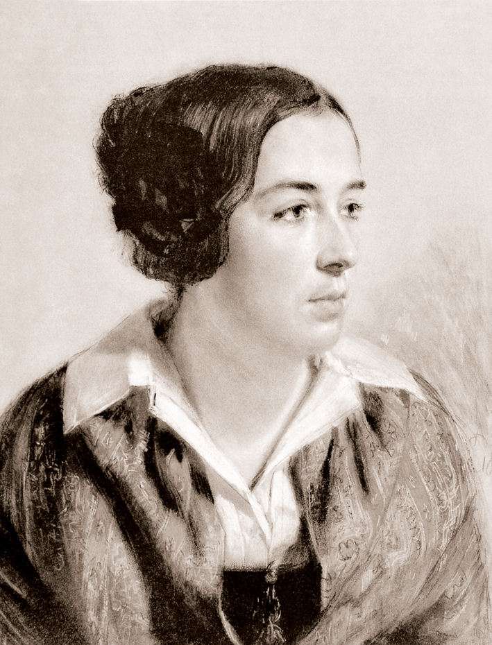  Adolpyh Von Menzel —— 弗雷德里克小姐的肖像